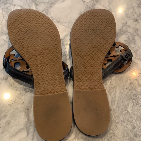 Tory Burch Miller flip flops - size 9 navy - Picture 3 of 3